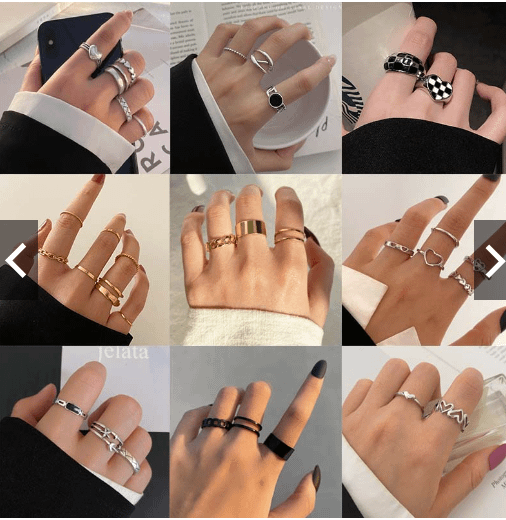 Ý nghĩa của đeo nhẫn các ngón tay nữ